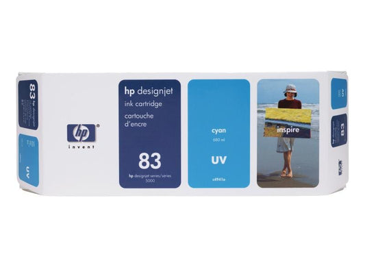HP Encre Nr. 83 (C4941A) Cyan