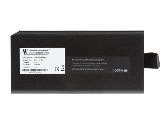 Vistaport Batterie pour DELL Latitude 14 Rugged 5404