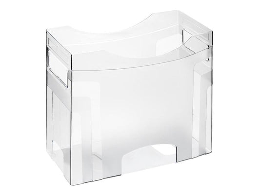 Rotho Accessoires pour dossiers suspendus Cube Boîte pour dossiers suspendus, Transparent