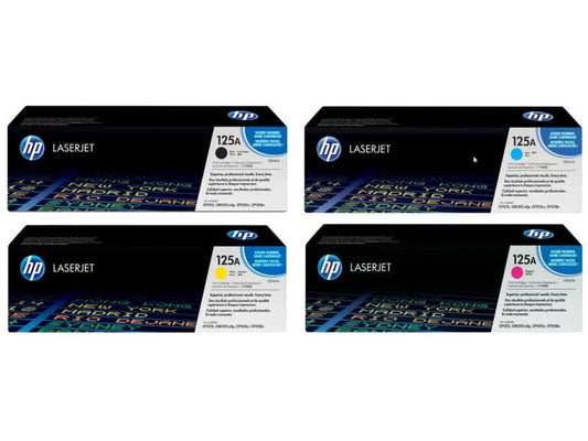 HP Kits arc-en-ciel Nr. 125A (CB540A-CB543A) BL/C/M/Y