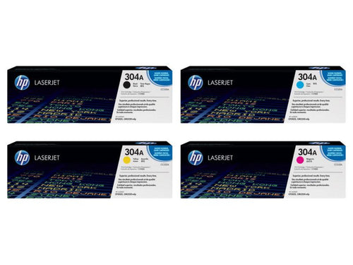 HP Regenbogen-Kits Nr. 304A (CC530A-CC533A) SW/C/M/G