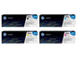 HP Kits arc-en-ciel Nr. 304A (CC530A-CC533A) BL/C/M/Y