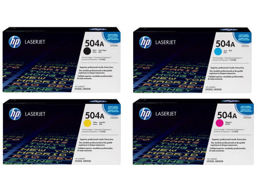 HP Rainbow Kits Nr. 504A (CE250A-CE253A) SW/C/M/Y