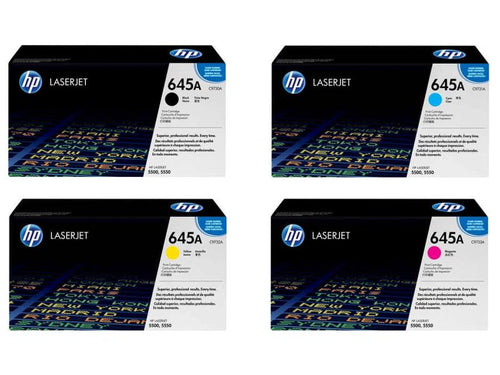 HP Regenbogen-Kits Nr. 645A (C9730A-C9733A) SW/C/M/G