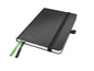 Leitz Carnet de notes A6, À lignes, Noir