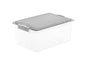 Rotho Boîte de rangement Compact A4 / 13 litres anthracite