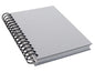 Sigel Carnet de notes A5, Différentes linéatures, Gris