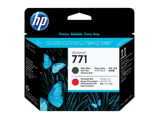 HP Tête d’impression Nr. 771 (CE017A) Chromatic Red/Matte Black
