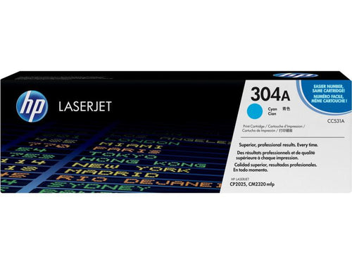 HP Toner Nr. 304A (CC531A) Cyan