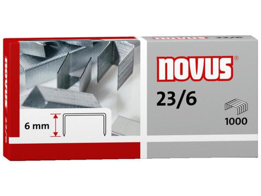 Novus Agrafe 23/6 1000 pièces