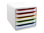 Exacompta Boîte à tiroirs Big Box Plus 5 tiroirs, blanc