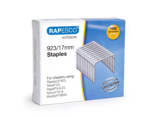 Rapesco Agrafe 923/17 mm 1000 pièces