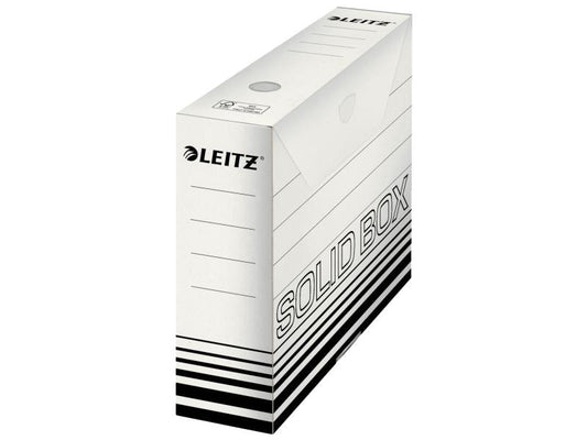 Leitz Boîte d’archivage Solid, 80 mm 10 pièces, noir