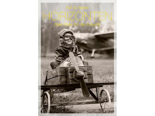 ABC Carte d’adieu aviateur