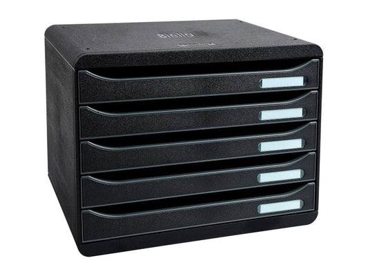 Biella Boîte à tiroirs BIG-BOX PLUS Noir, A4+ paysage