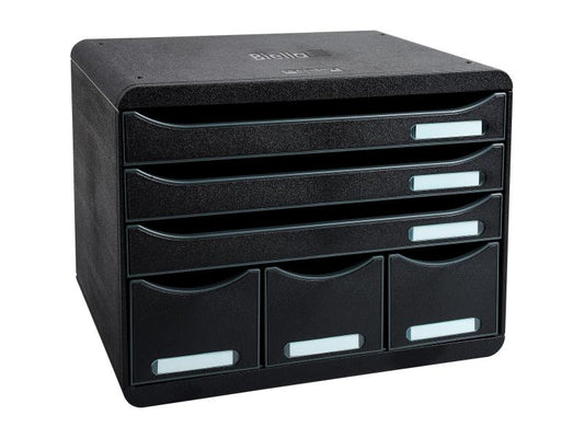 Biella Boîte à tiroirs STORE-BOX MAXI ECO Noir, A4+ paysage