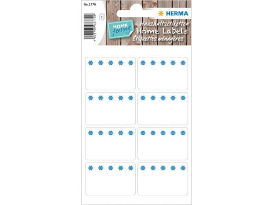 Herma Stickers Étiquettes pour réfrigération Eiskristalle 26 x 40 mm, Weiss