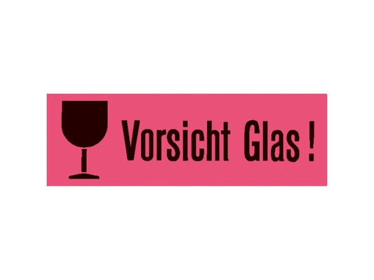 HERMA Étiquettes de texte 39 x 118 mm Vorsicht Glas, 1000 Stück
