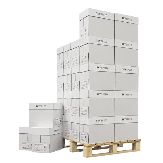 A4 SKY SPEED 80g Papier (100.000 Blatt) Paletten mit 40 Kartons