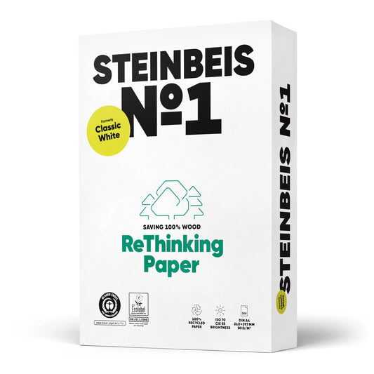 Papier A4 STEINBEIS à copier No.1 A4 88334290 80g, recycling 2 500 feuilles
