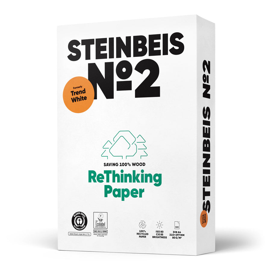 Papier A4 STEINBEIS à copier No.2 A4 88334290 80g, recycling 2 500 feuilles