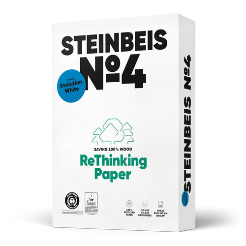 Steinbeis Recyclingpapier A3 Nr. 4 80 g/m² - 2.500 Blatt
