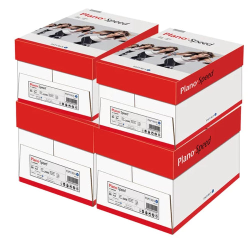 Papier A4 PLANO SPEED Papier A4 universel blanc A4 80g - 5 cartons (12'500 feuilles)